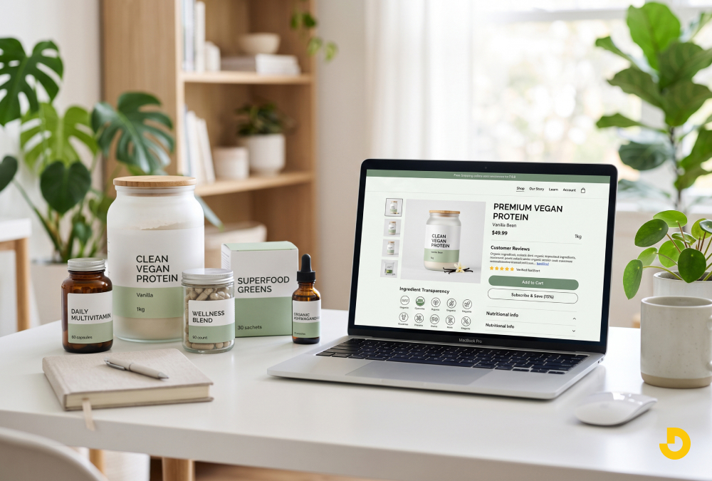 E-commerce Website Design for Supplement & Nutrition Brands