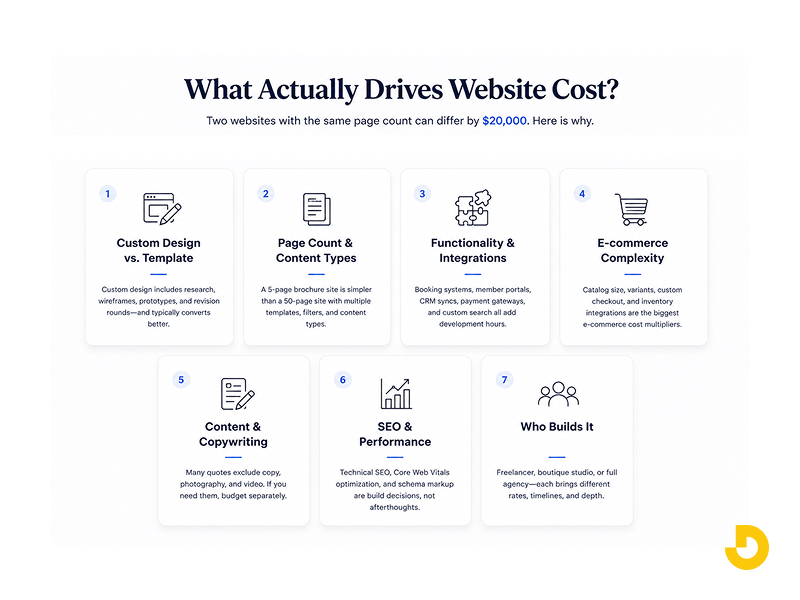 What Actually Drives Website Cost
