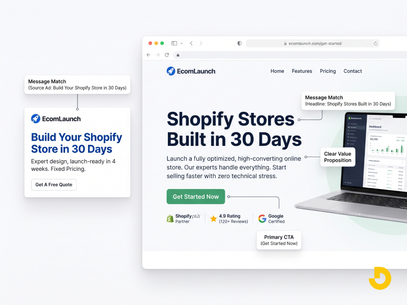 Headline That Matches Visitor Intent