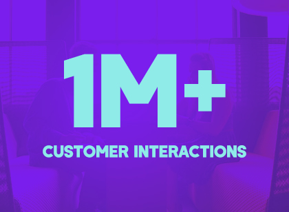 1M+ Customer Interactions